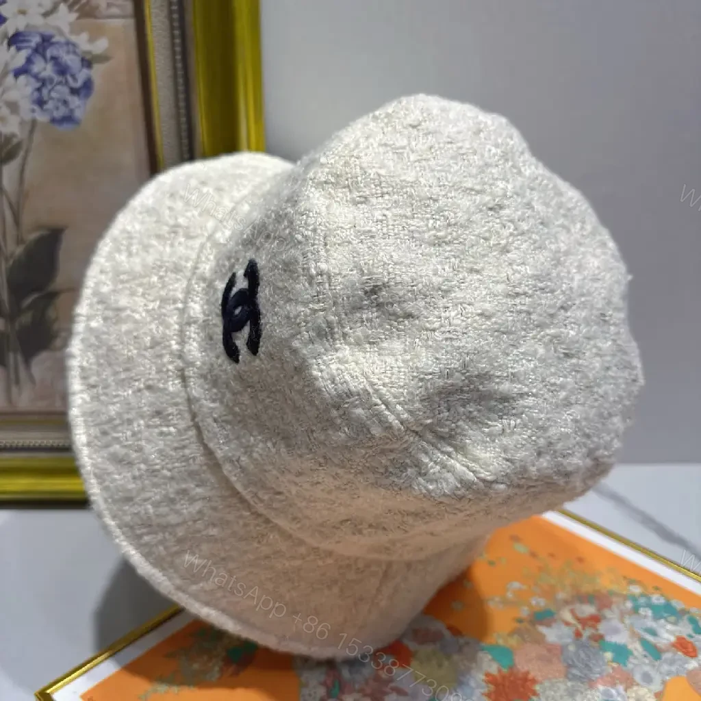 View 7 of Tweed Bucket Hat with Light-Reflective Luxe Detail