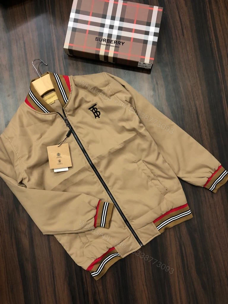 View 7 of First Copy Burberry Imported Bomber Jackets for Men