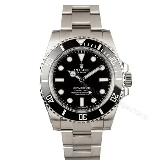 Replica Rolex Submariner Silver/Black No Date — view 1