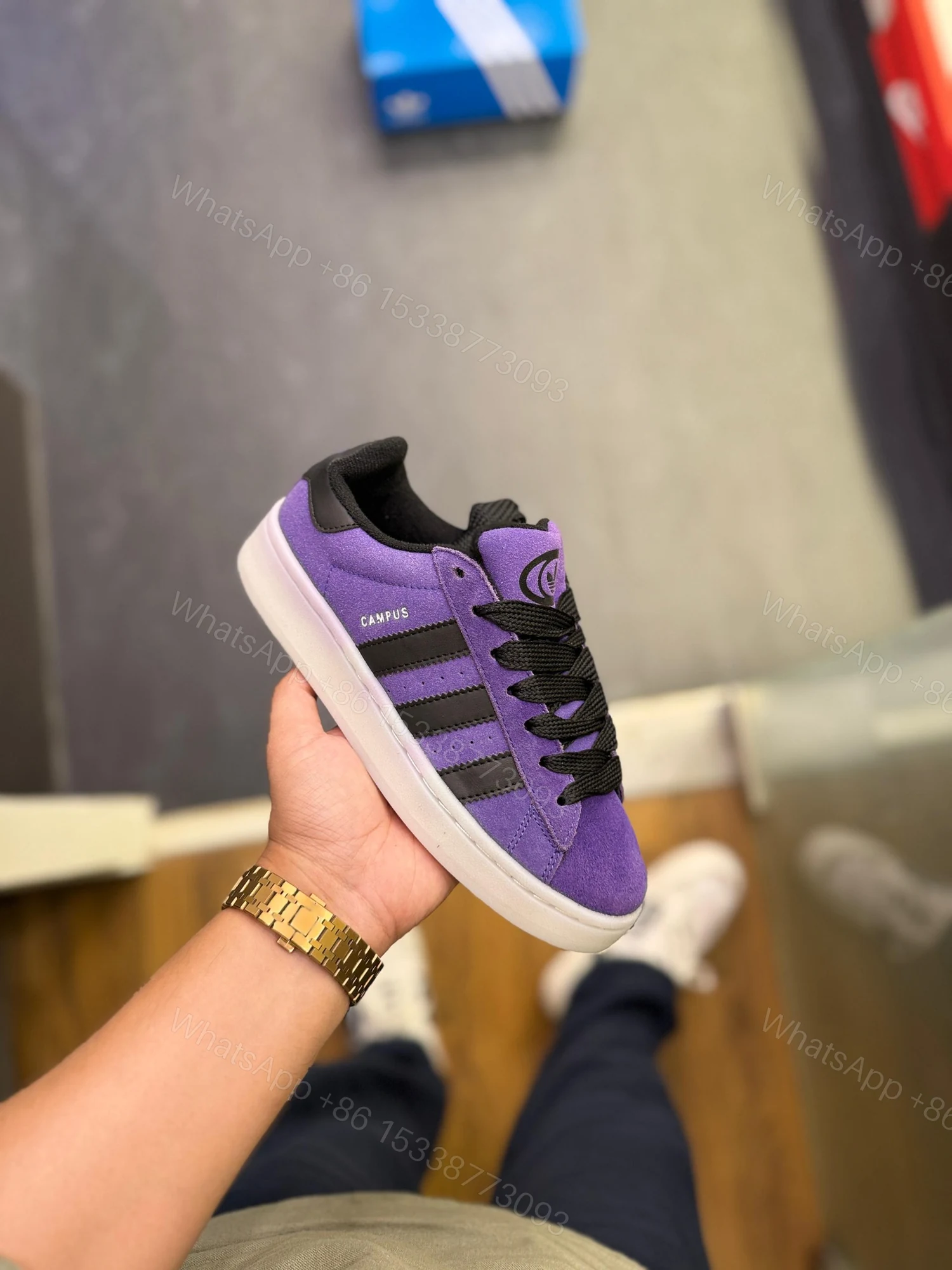 View 6 of ADIDAS ORIGINALS CAMPUS PURPLE FOR WOMAN