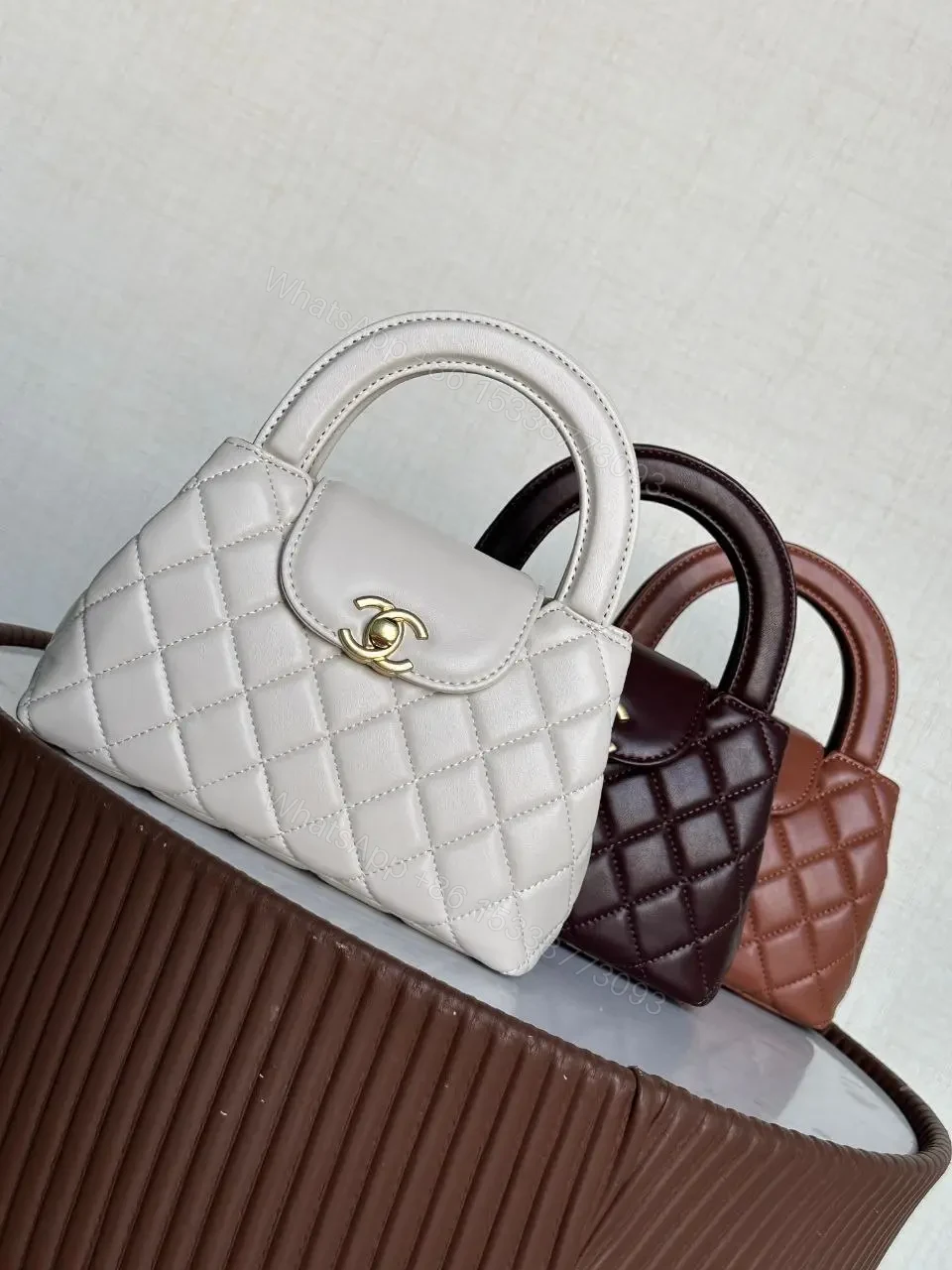 Design Jersey Quilted Nano Kelly Shopper Pink – Dubai Fashion LUX — view 1