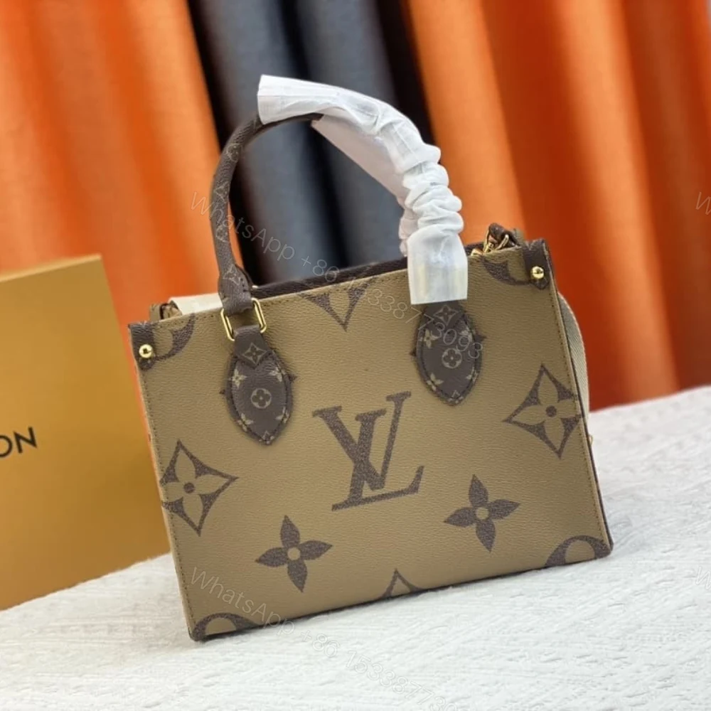 View 3 of Louis Vuitton Onthego PM Brown 25Cm M46373