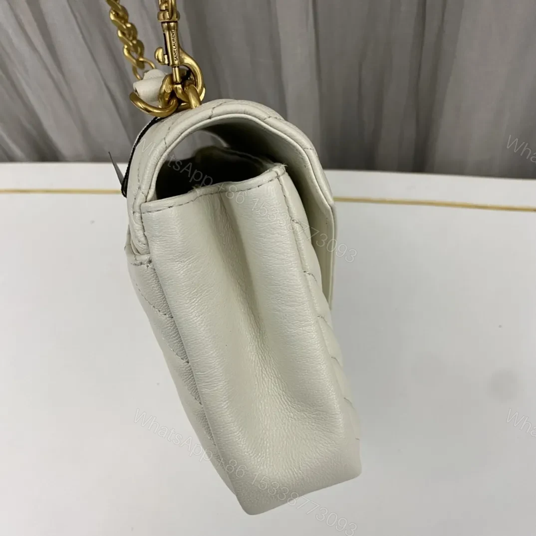View 3 of Saint Laurent Medium College Leather Cross Body Bag