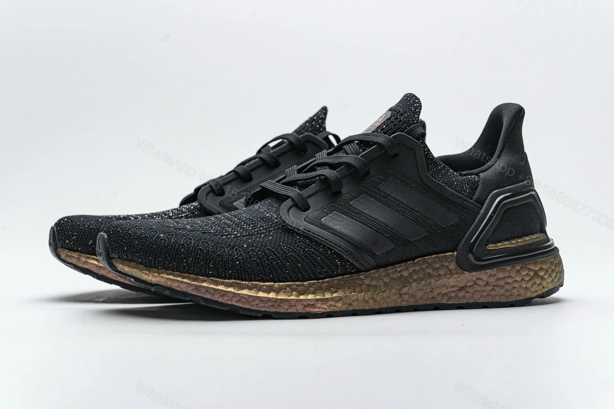 View 3 of Adidas Ultra Boost 20 Black Signal Pink FV8335
