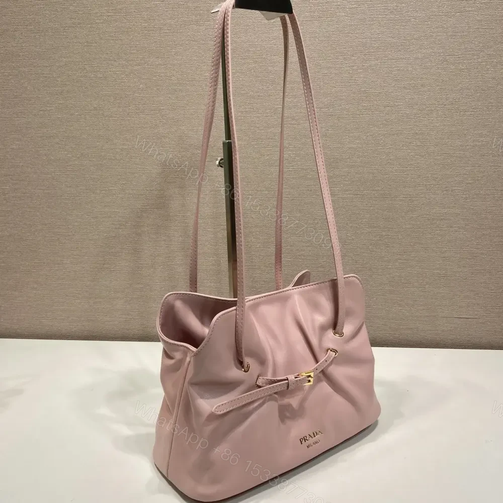 View 3 of 高仿Prada*Dada系列1BG586小羊皮雲朵包粉色小號免檢版