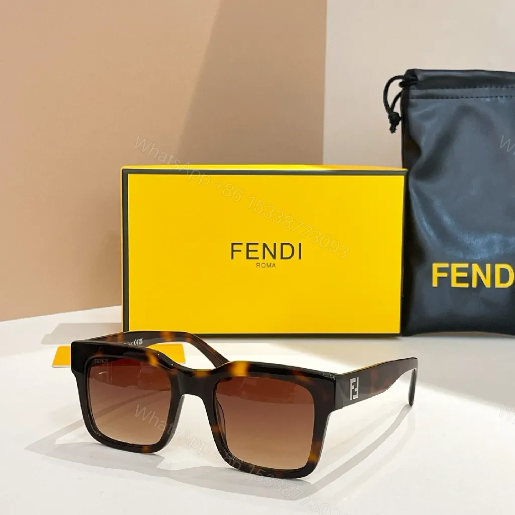 View 2 of Tortoise-Texture Acetate Squared Sunglasses, UV Protection