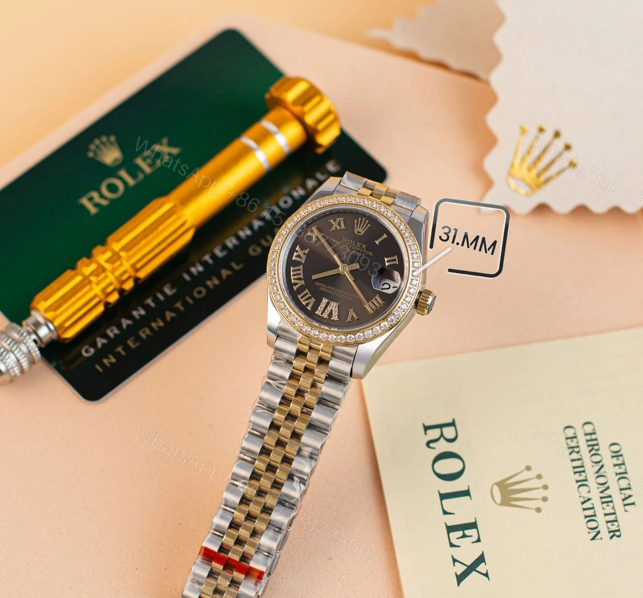 View 7 of Rolex Datejust 31 White Dial Jubilee Women’s Watch