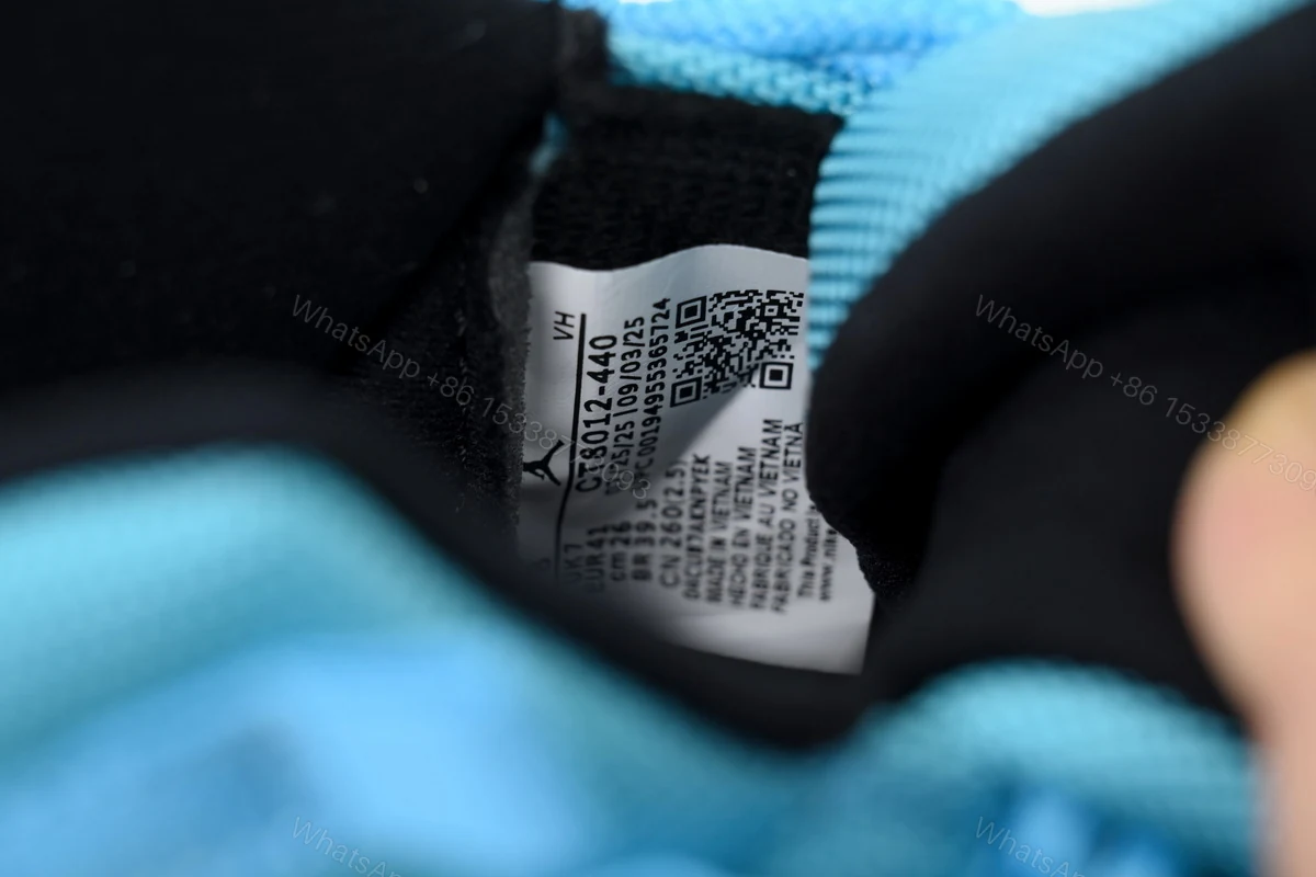 View 3 of Air Jordan 11 Retro Water Moon Blue CT8012-440