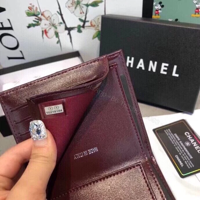 View 7 of Chanel Classic Small Flap Wallet Black 12Cm AP0231 Y01295 C3906