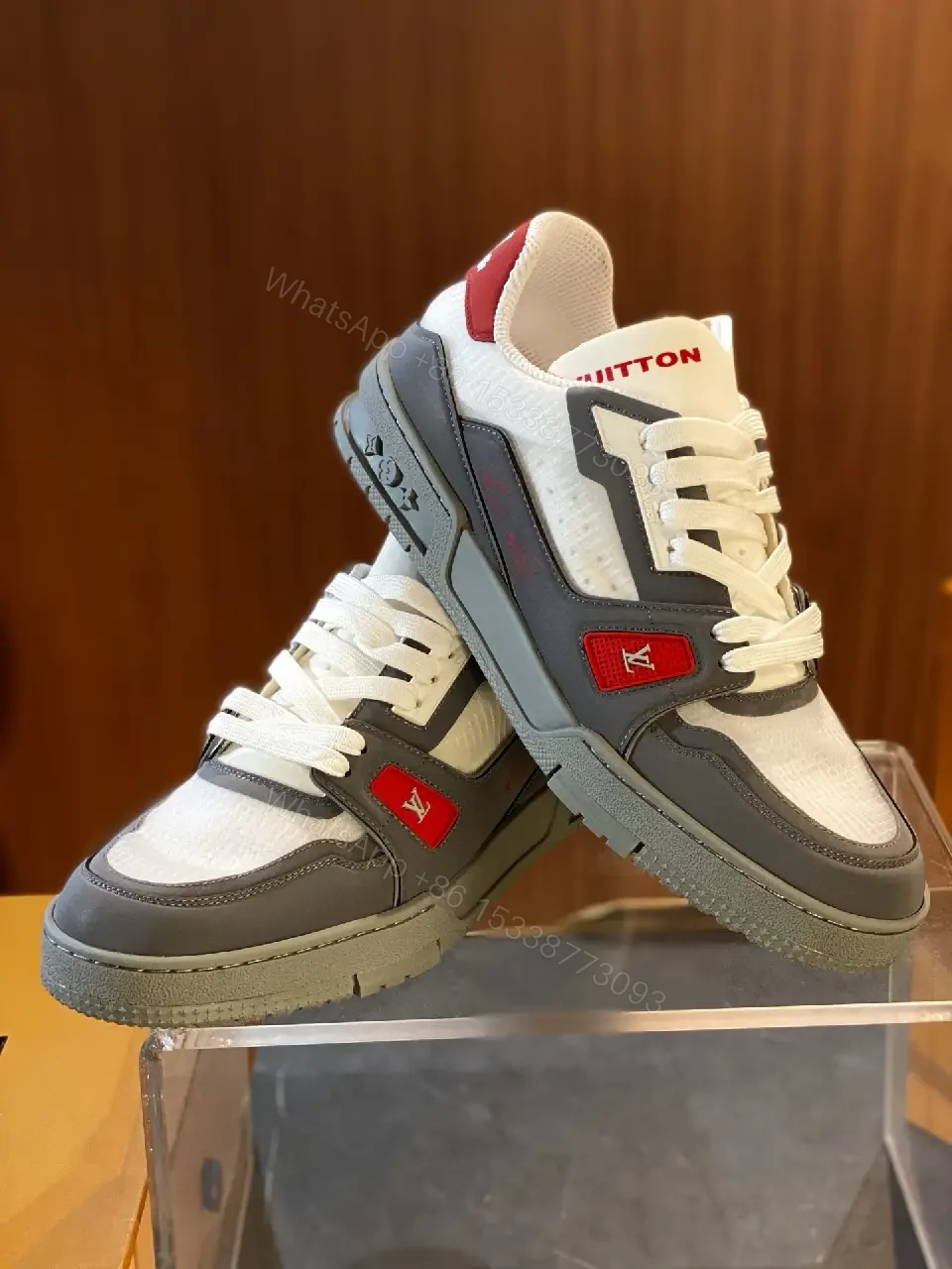 View 2 of Premium Chunky-Texture Sneakers | Luxe Street Style Comfort