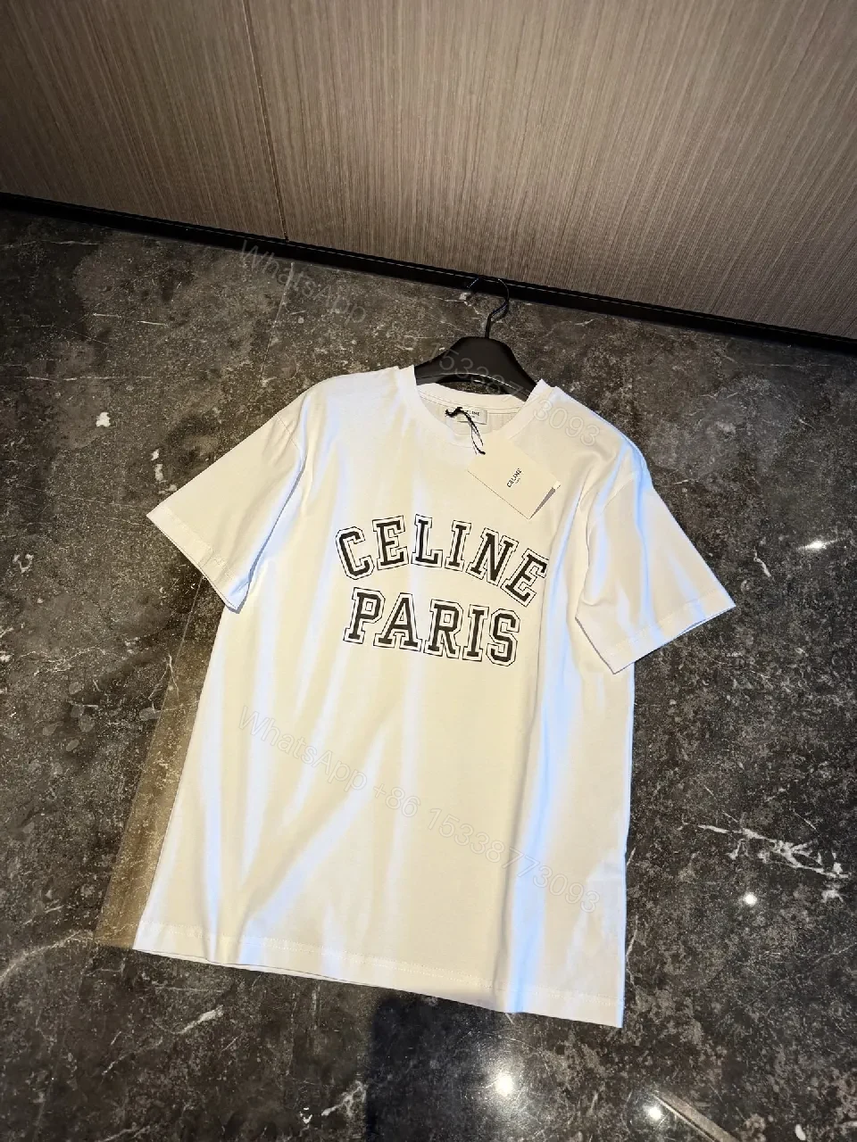White Cotton Modern Tee: Bold Logo, Premium Comfort, Everyday Style — view 1
