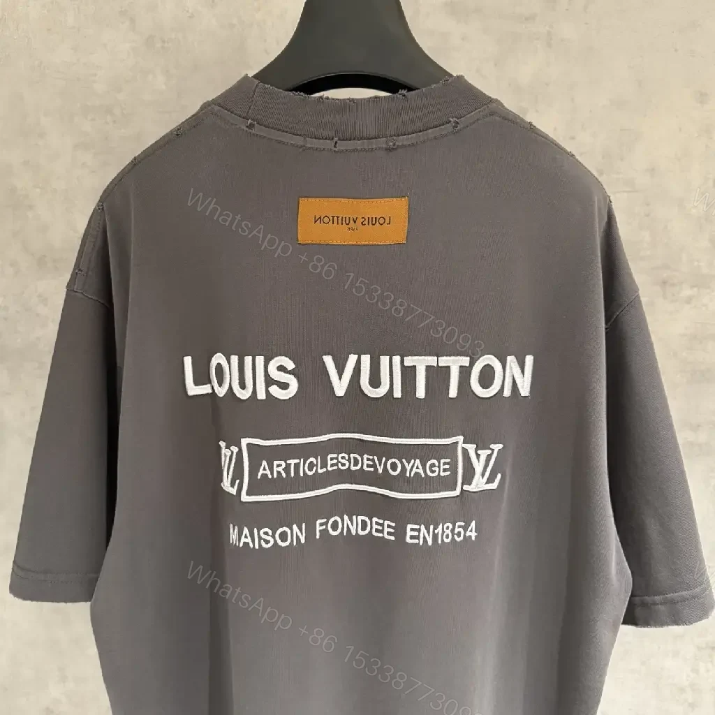 View 10 of Oversized Crewneck Tee: Luxe Minimalist Logo, Premium Knit