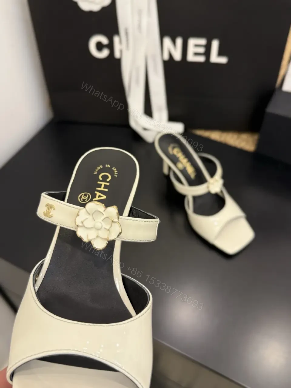 View 8 of Beige Leather Strappy Sandals: Modern Luxury, Comfort Crucial