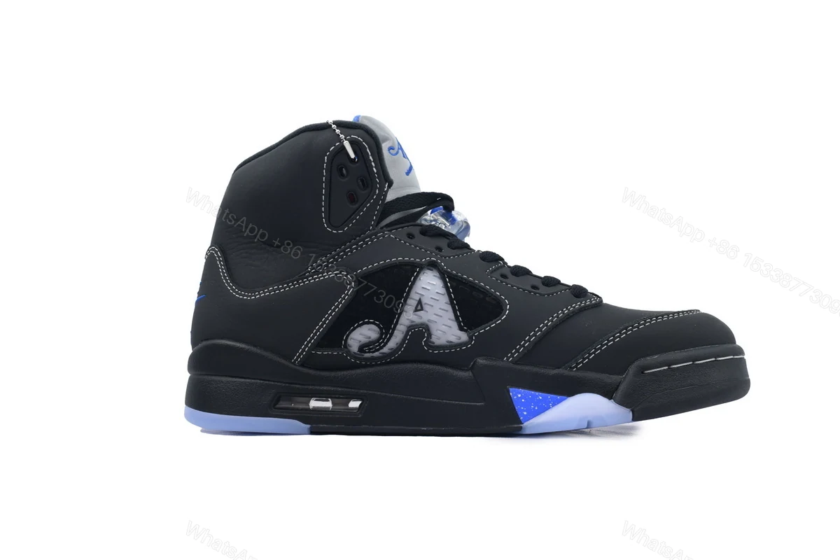 Awake NY x Air Jordan 5 Retro 'Black Racer Blue' DV4982-004 — view 2