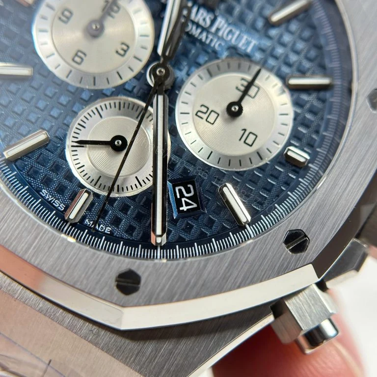View 6 of Audemars Piguet Royal Oak 26331 Super Clone Chronograph Blue Dial
