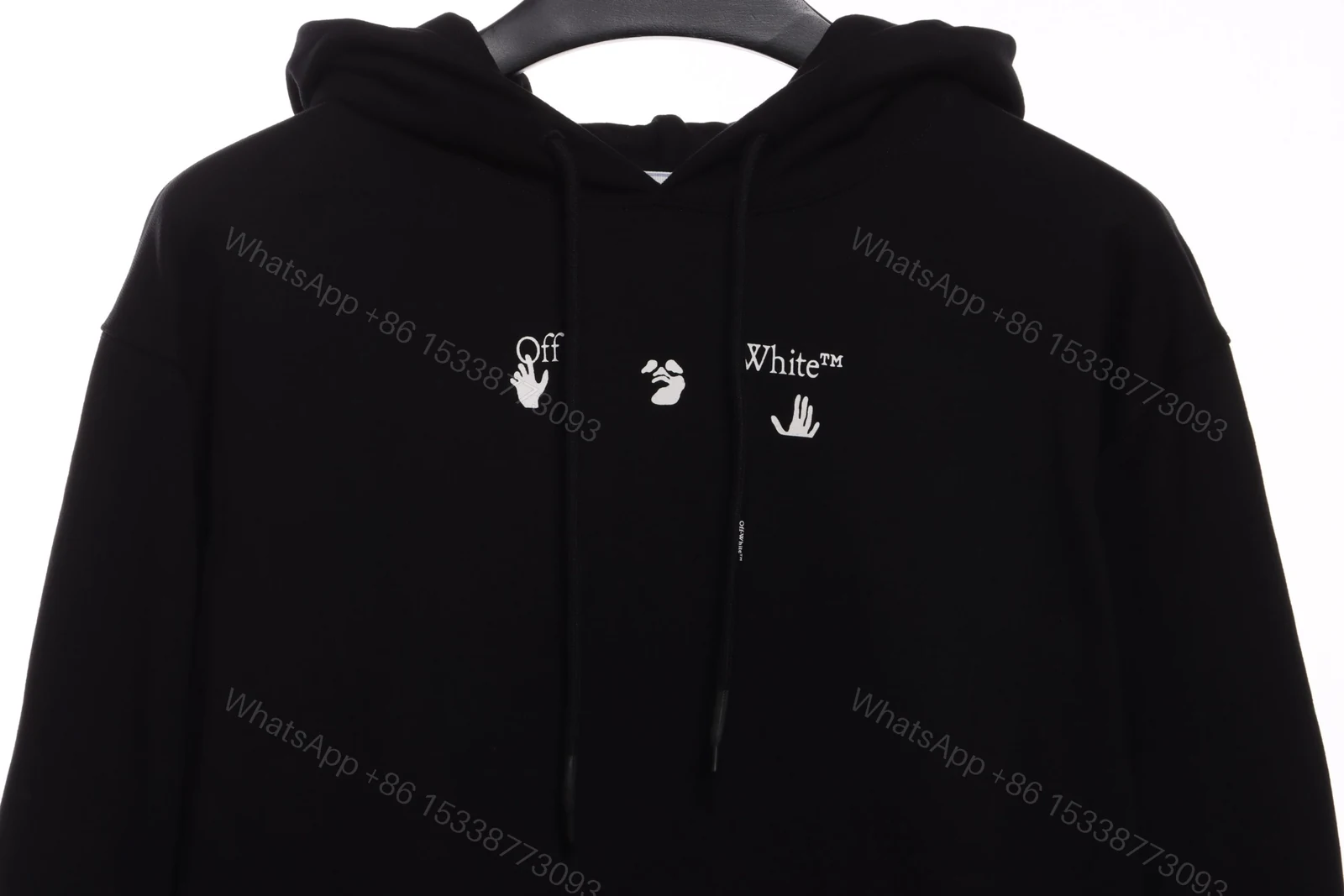 View 6 of Off-White Red Gray Melted Arrow Hoodie