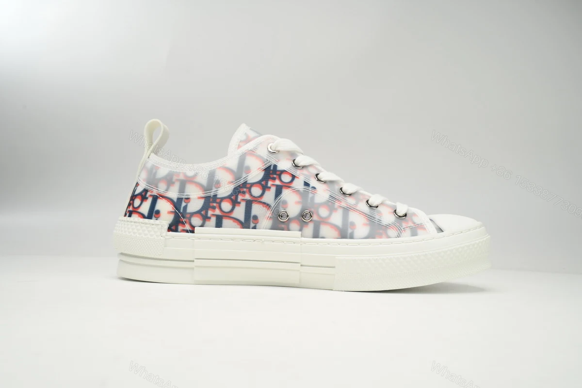 View 5 of Dior B23 HT Oblique Low Bang Blue Red