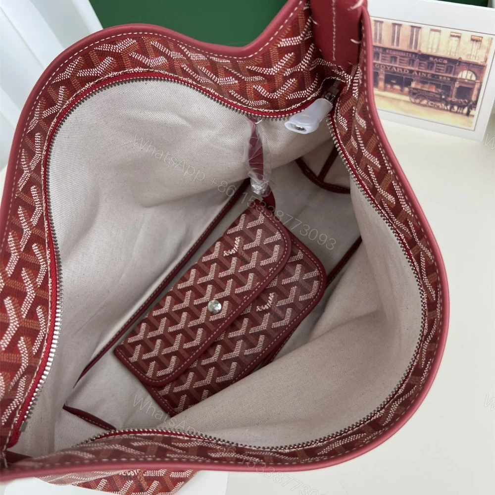 View 8 of 高仿Goyard*Hobo系列BOHEMEA單肩子母手袋紅色免檢版