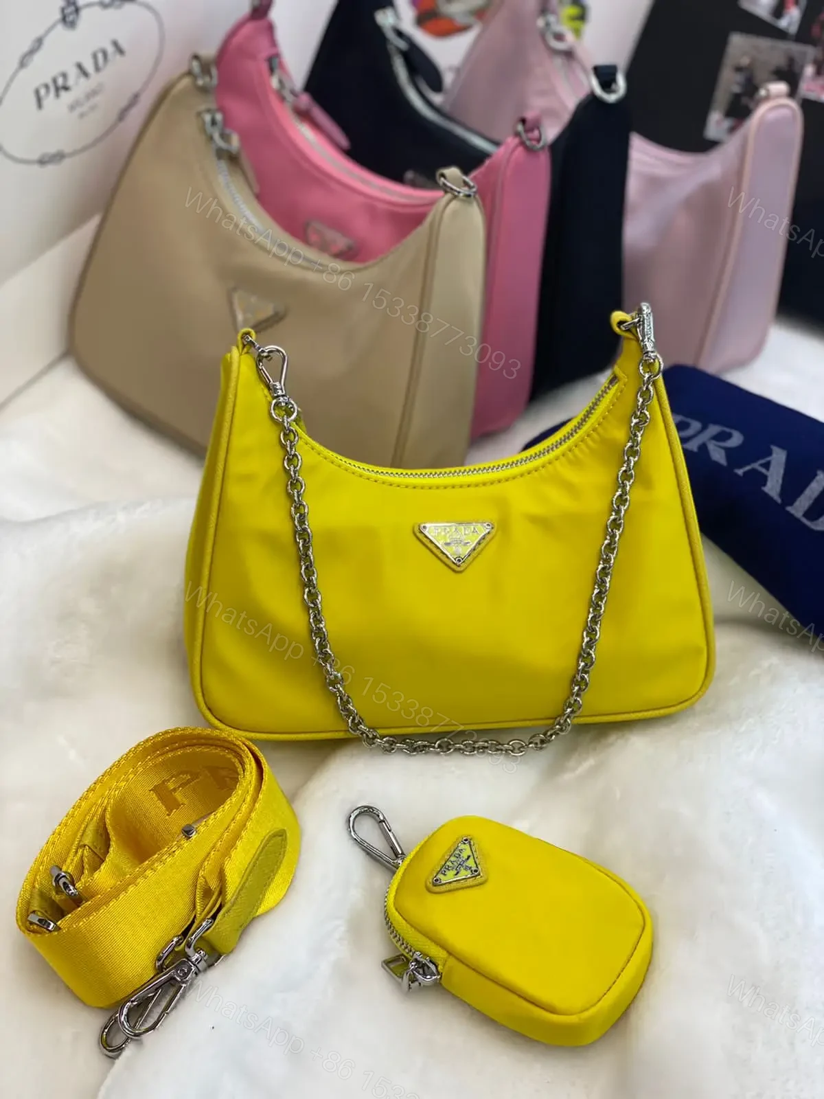 PRADA Re-Edition nylon crossbody BAG — view 1