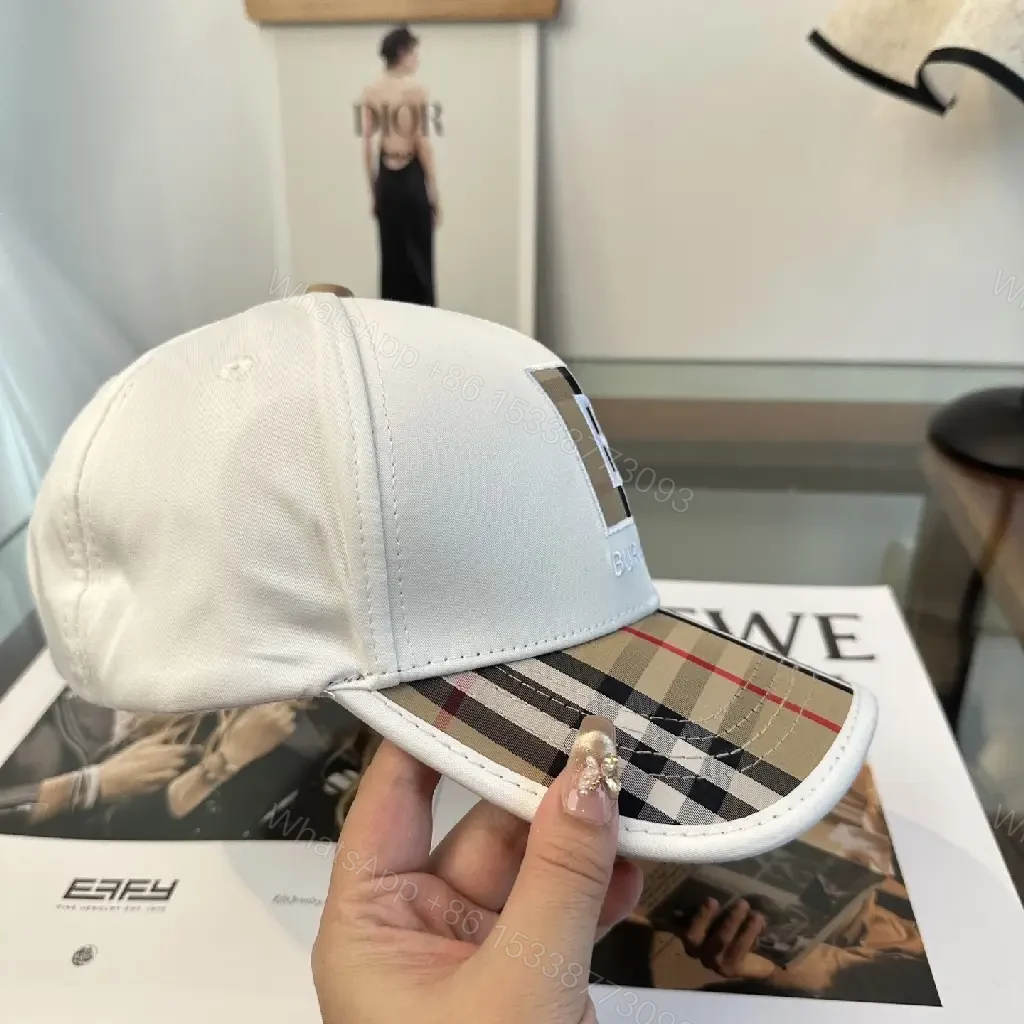 View 8 of Plaid Brim Cap: Modern Luxury, Premium Fabric, Adjustable Fit