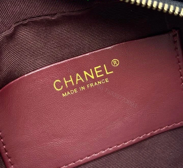 View 9 of Chanel Mini Bowling Clutch with Chain Dupe 62153