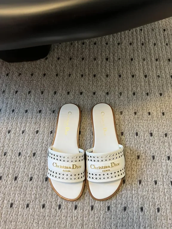 View 8 of Chic Perforated Slides: Designer-Inspired Comfort Footwear