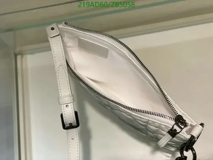 View 11 of Dior Replica Quilted Leather Medium Bag ZB50585 in Black and White