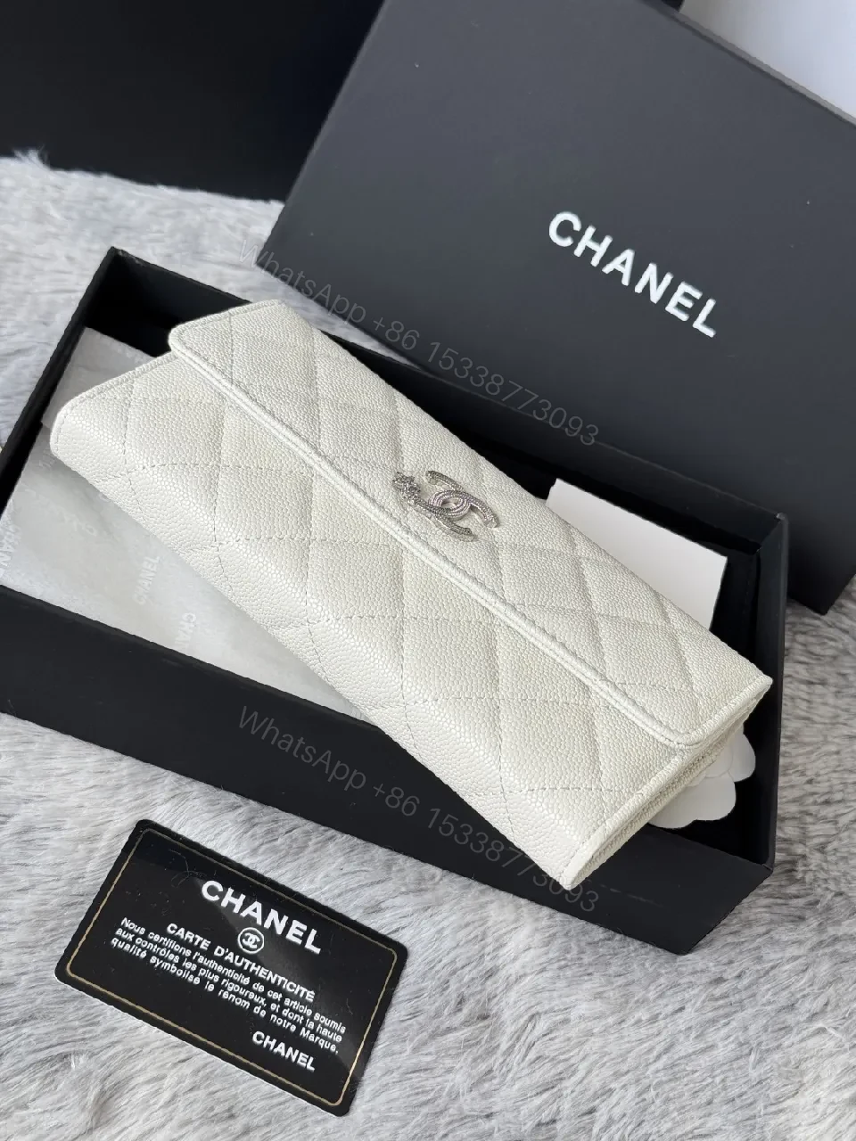 View 12 of Quilted Luxury Wallet: Subtle CC Hardware, Timeless Style