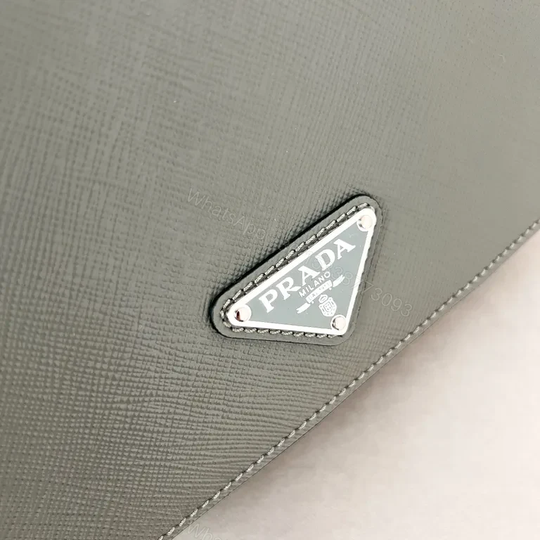 View 6 of Compact Prada-Inspired Crossbody & Wallet Duo with Saffiano Leather