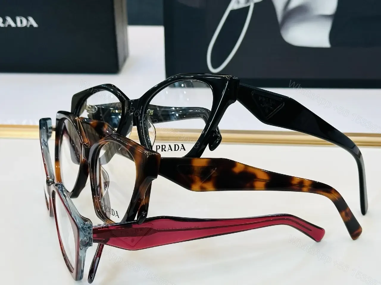 View 2 of Oversized Black Acetate Eyewear: Bold, Comfortable, Designer-Inspired