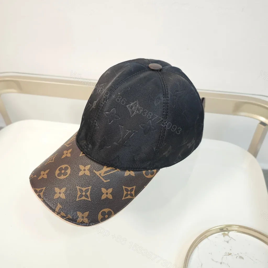 Monogram Texture Cap: Sleek, Low-Profile Prestige Cap — view 1