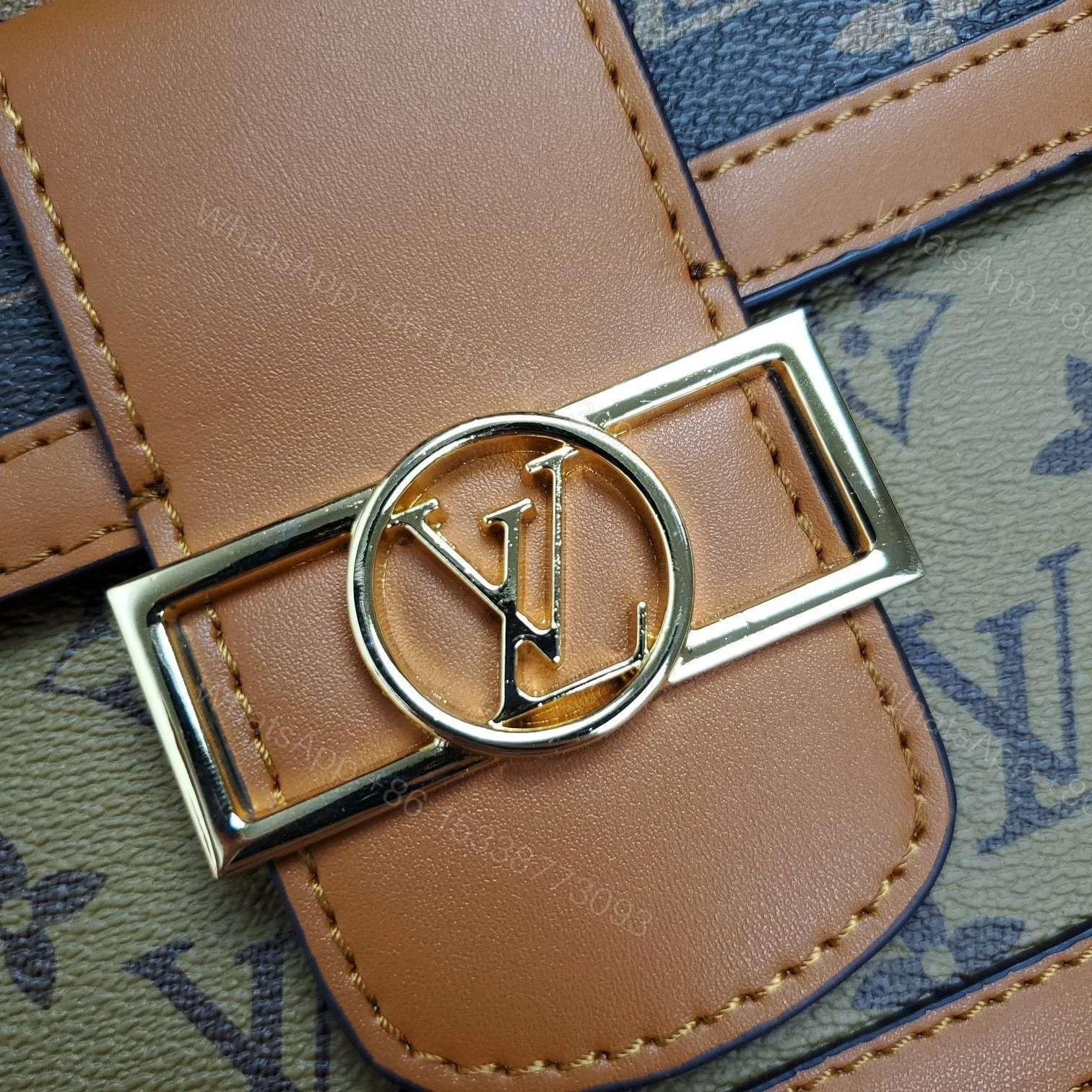 View 5 of LOUIS VUITTON Dauphine MM Monogram Reverse Other Monogram Canva