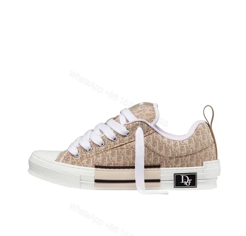 View 4 of Dior B23 Skater Low Top Beige Dior Oblique Jacquard 3SN292ZUY_H100