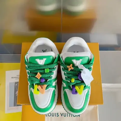 View 7 of LOUIS VUITTON LV TRAINER MAXI SNEAKERS IN GREEN – LSVT333