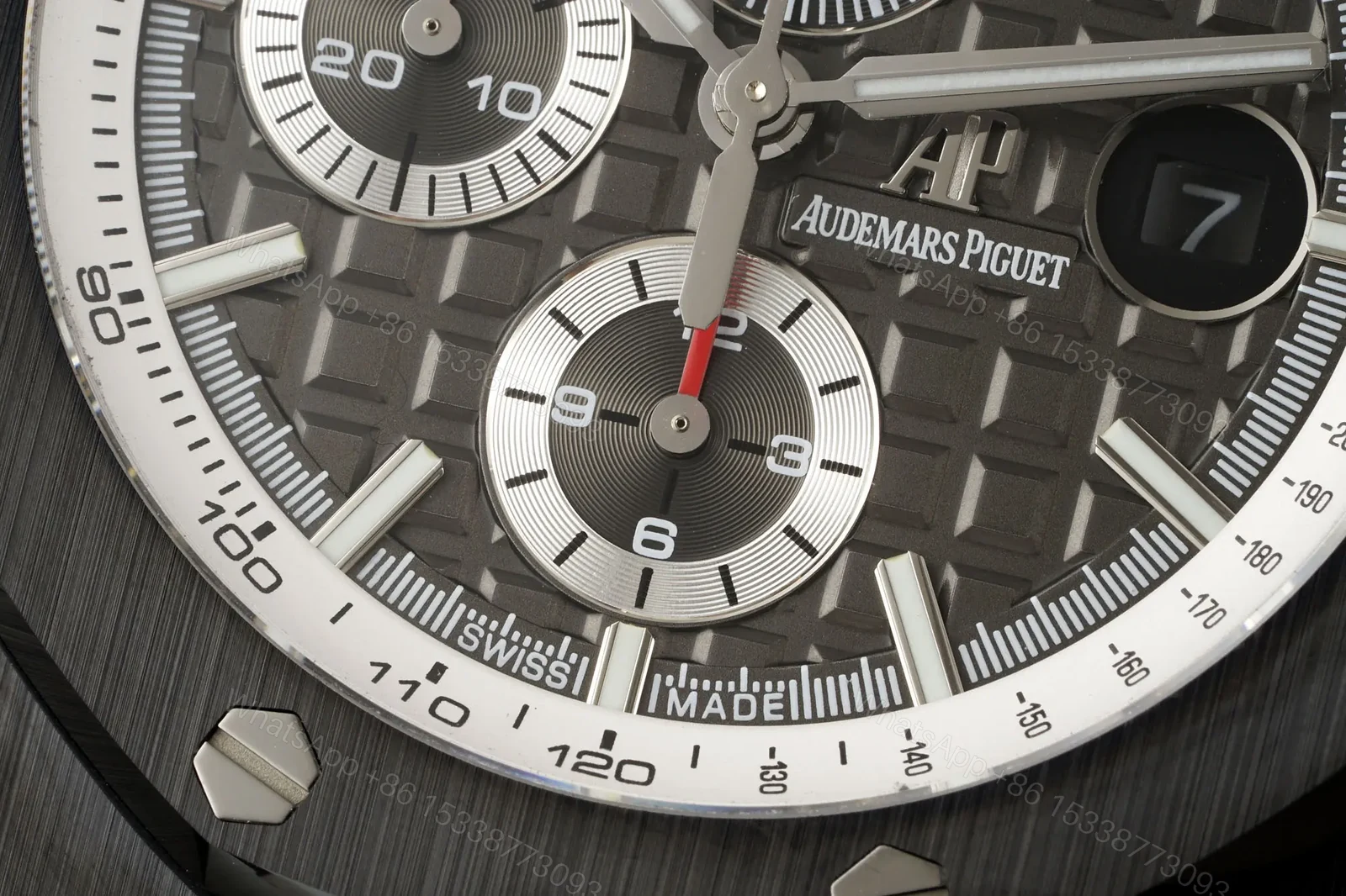 View 5 of JH Factory Royal Oak Offshore 26400 Series Watch – Black Ceramic, Chronograph Style