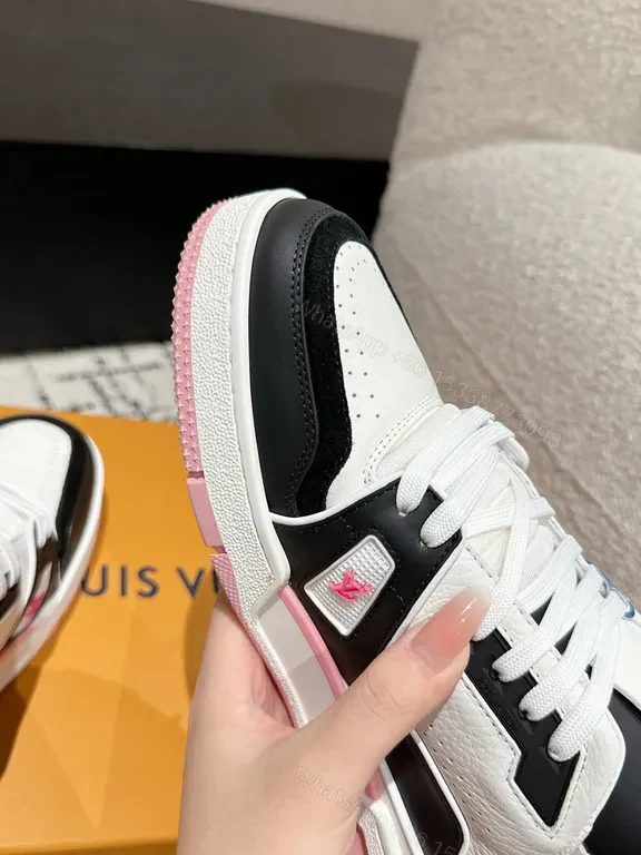 View 5 of Bold LV Pink Contrast High-Tops for All-Day Comfort