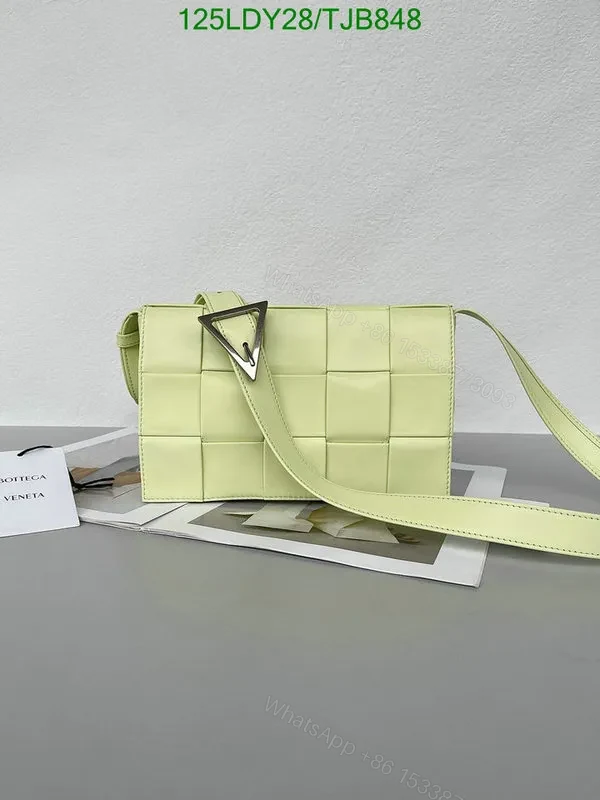 View 66 of Bottega Veneta Premium Nappa Leather Intrecciato Weave Bag with Magnetic Fastening BV9101
