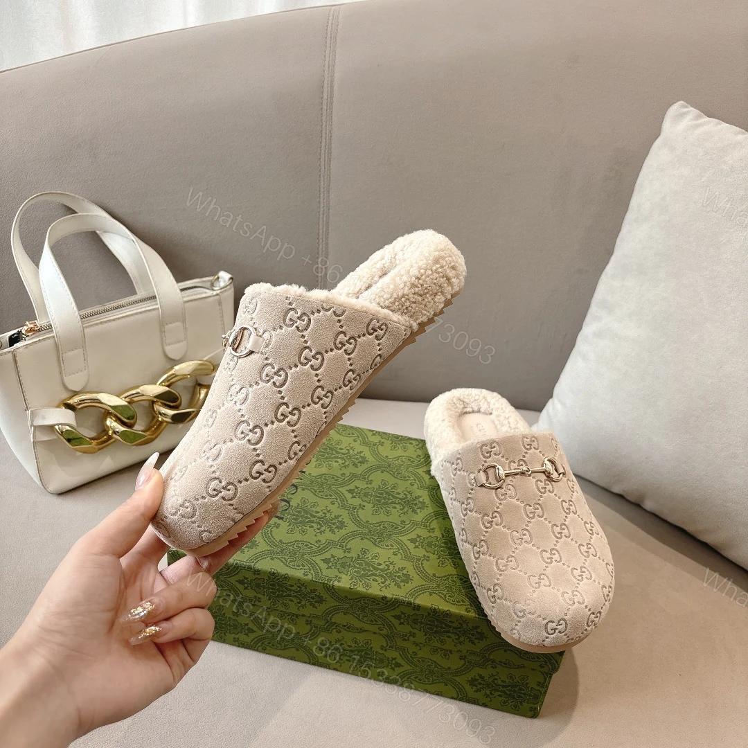 View 3 of GUCCI WOMEN’S HORSEBIT MULE GG SUEDE NATURAL