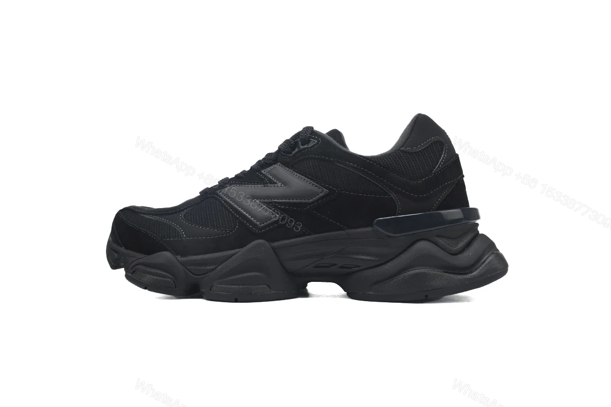 View 6 of New Balance 9060 'Triple Black Suede' U9060BPM