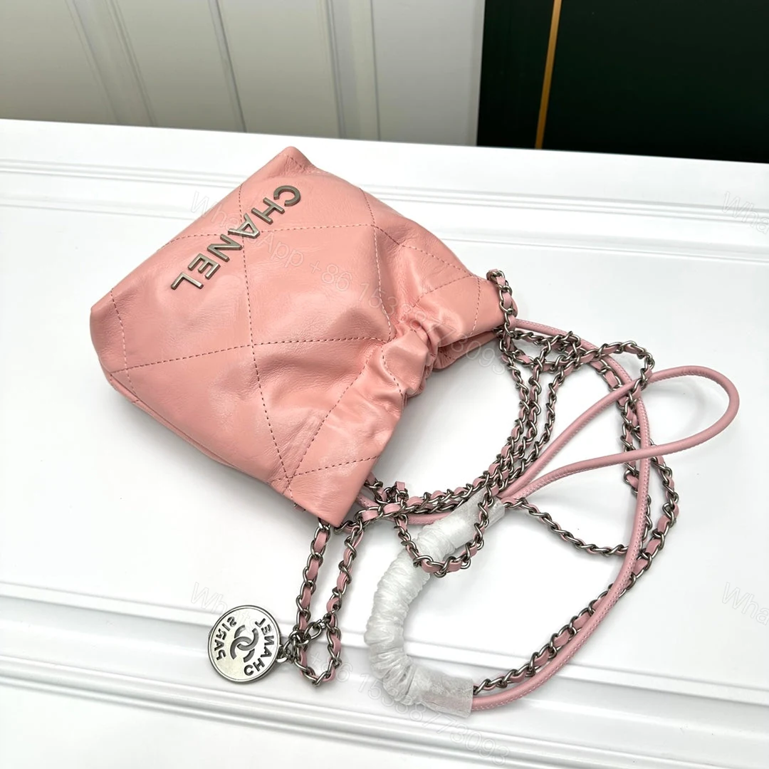 View 4 of Chanel 22 Mini Handbag Pink