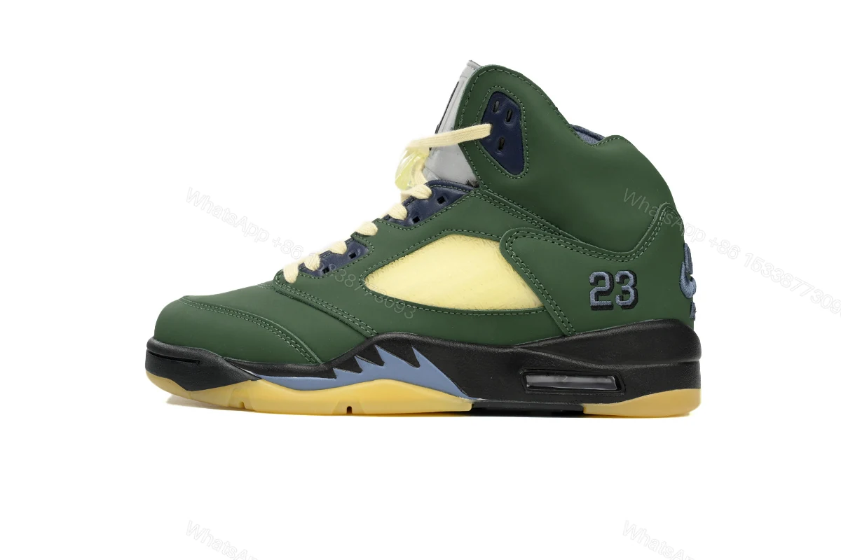View 12 of Air Jordan 5 Navy Green” FZ5758-003