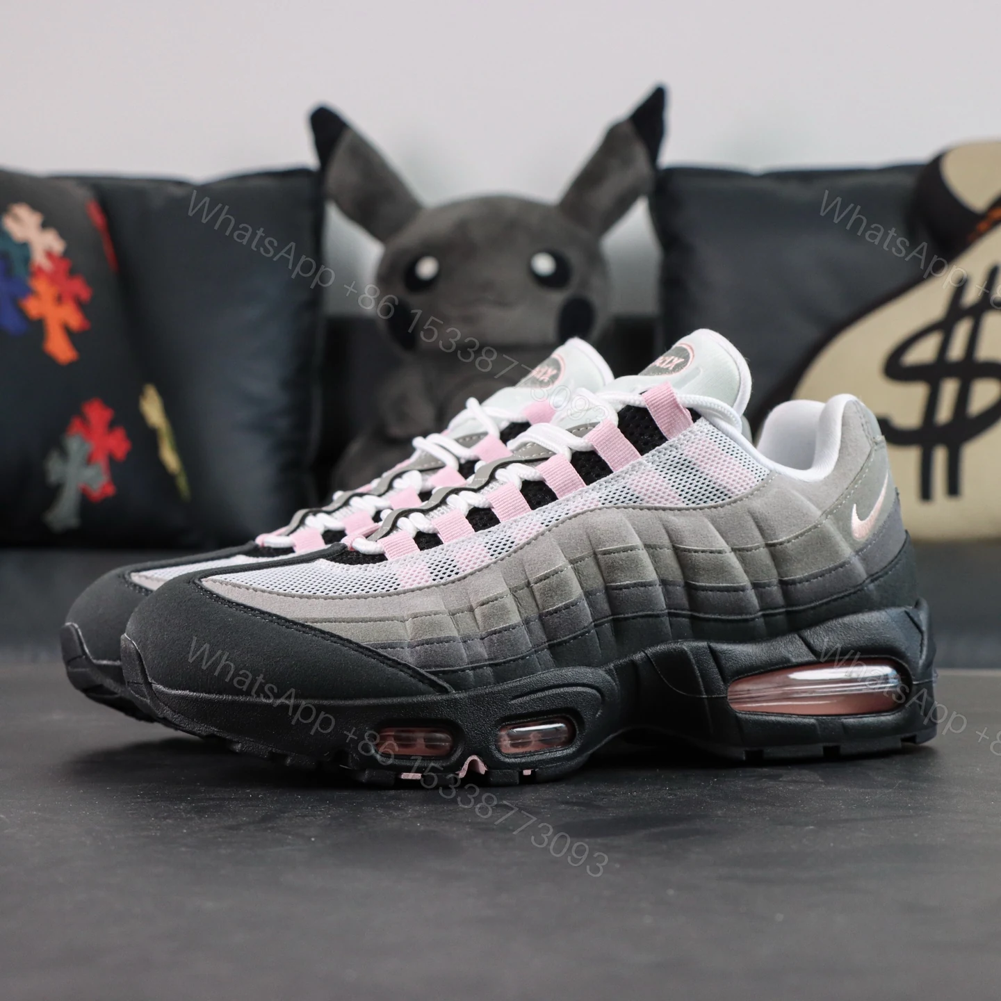 View 9 of Air Max 95 OG Grey Pink