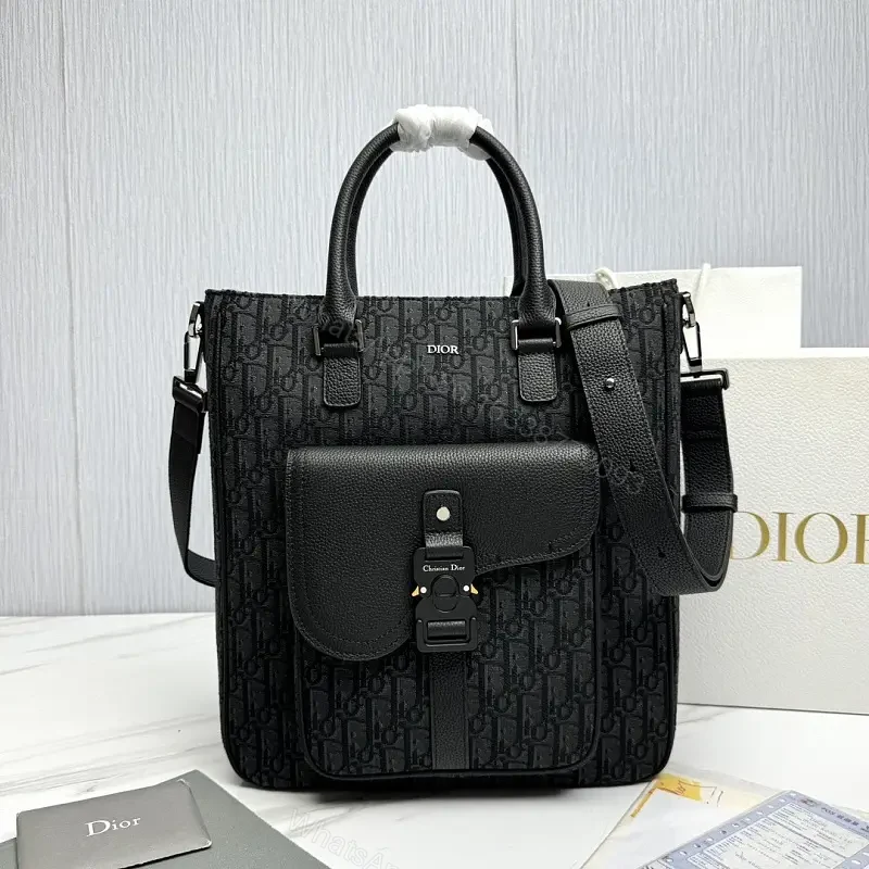 Compact Luxury Messenger Backpack: Monogram Texture, All‐Day Comfort — view 1