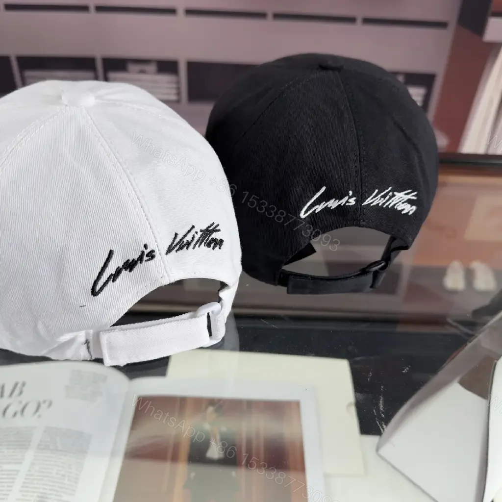 View 9 of Pastel Cotton Six-Panel Cap with LV Emblem Embroidery
