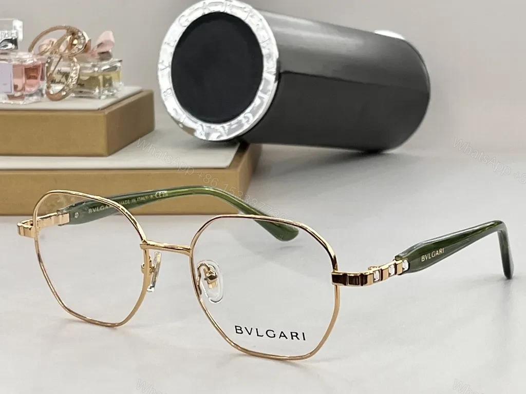 View 3 of Gunmetal BVLGARI Metal Eyewear: Luxe Designer Frames