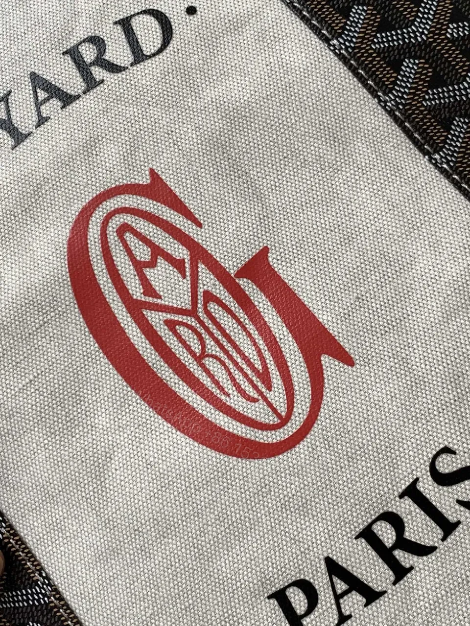 View 5 of Canvas-Trim Tote: Signature Pattern, Everyday Utility