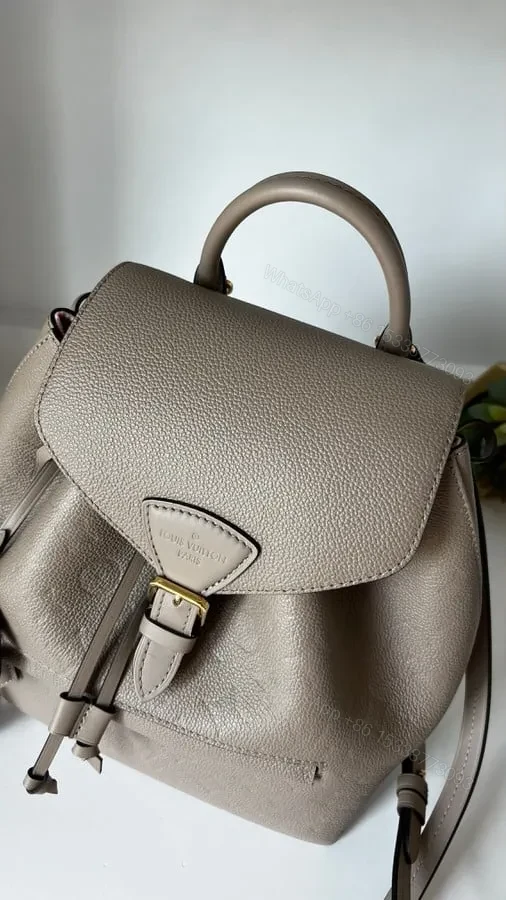 View 3 of LOUIS VUITTON Monogram Empreinte Montsouris PM Backpack Replica
