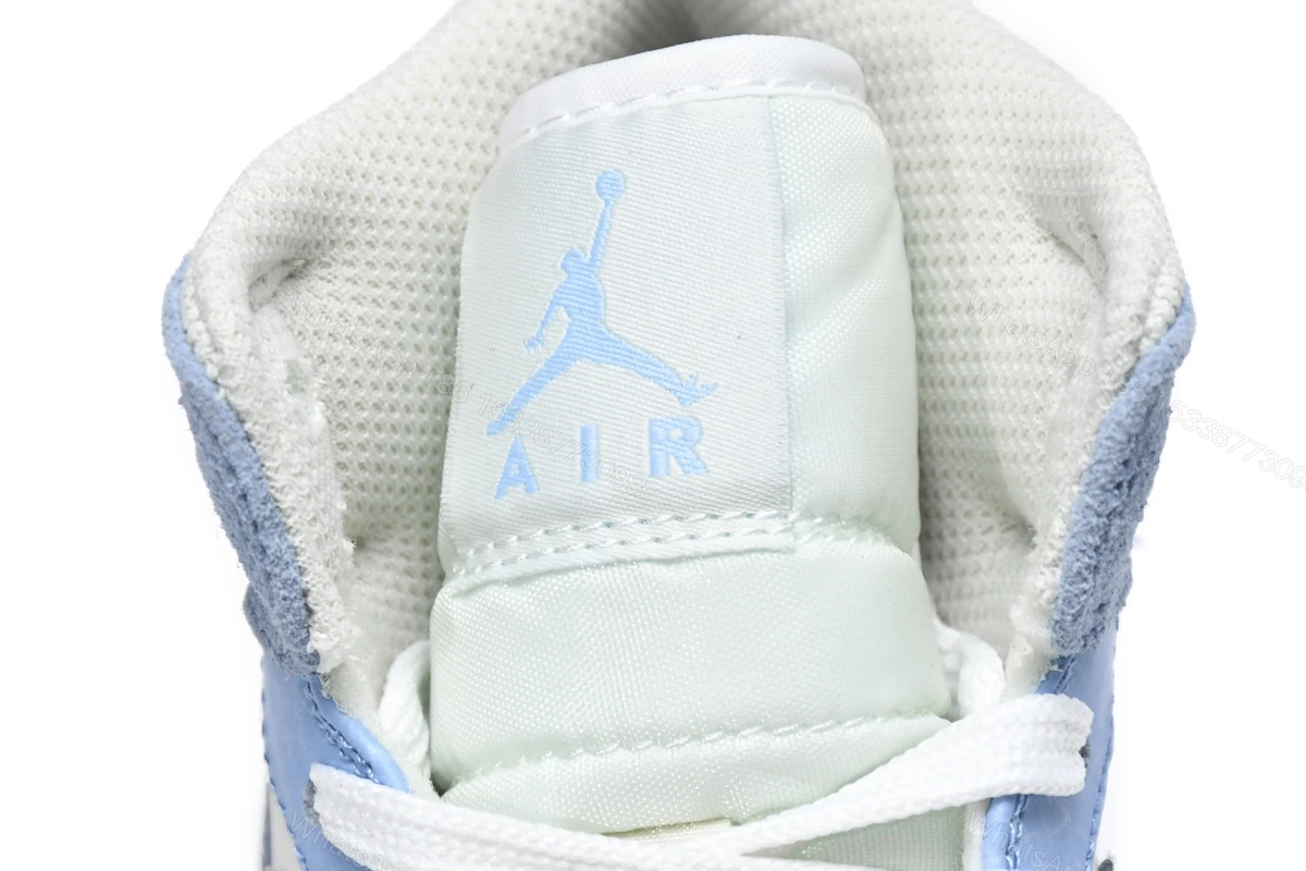 View 6 of Air Jordan 1 Mid Mixed Textures Blue DA4666-100