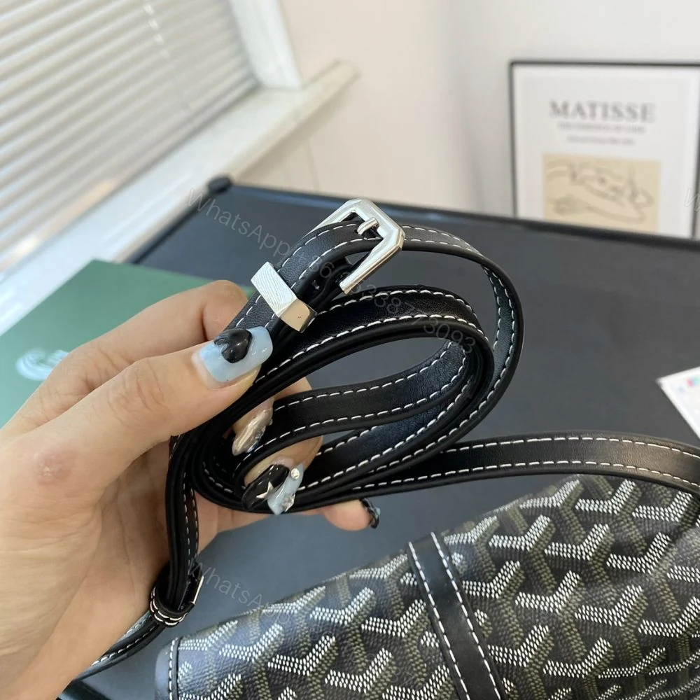 View 7 of GOYARD BELVEDERE PM BAG BLACK 22CM