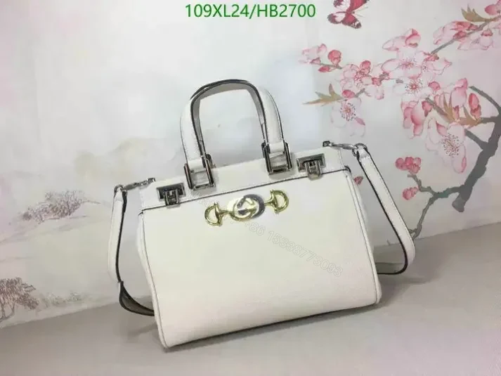 View 14 of Gucci Knockoff Black Zumi Medium Top Handle Bag HB27001